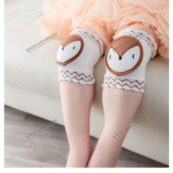 Korea Baby Leg Knee Protector Elbow Pads Bayi Merangkak Crawling Cute Mesh Non-slip Pelindung Tudung Siku