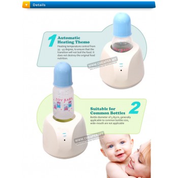 Portable Baby Bottle Warmer Heater Infant Milk Botol Susu Pemanas