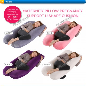 Maternity Pillow Pregnancy Support U Shape Soft Cushion Bantal Mengandung Menyusu