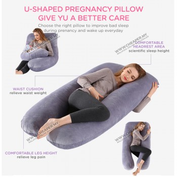 Maternity Pillow Pregnancy Support U Shape Soft Cushion Bantal Mengandung Menyusu