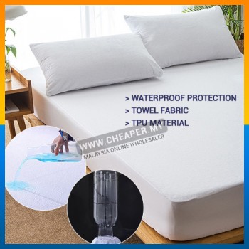 Mattress Protector Cover Waterproof Premium Fitted Cotton Cover