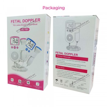 Baby Heart Beat Detector Monitor Daily Self-Check Pregnant Women Home Medical Fetal Rate Detector Degupan Bayi