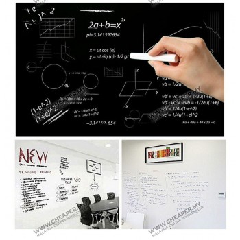 Chalkboard Blackboard /Whiteboard Wall Sticker + FREE Chalks/Marker