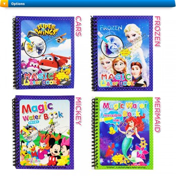 8 Special Character Magic Water Air Colouring Mewarna Book Use Drawing Sheet With Water Marker【FREE PEN】