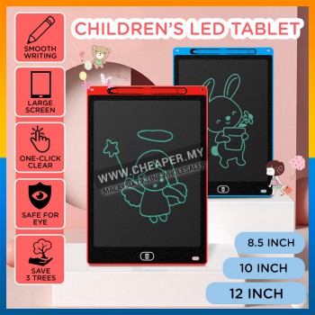 Portable 8.5 / 10 / 12inch LCD Smart LCD Notepad Graphic Writing Erasable Tablet Pad Kid Children Drawing Board 
