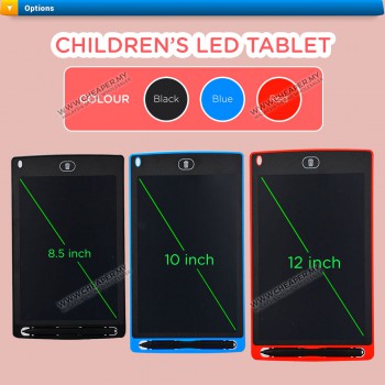 Portable 8.5 / 10 / 12inch LCD Smart LCD Notepad Graphic Writing Erasable Tablet Pad Kid Children Drawing Board 