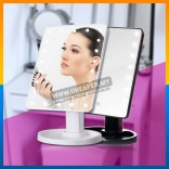 Touch Screen 16 LEDs Makeup Cosmetic Mirror Adjustable Vanity Counter top Mirror