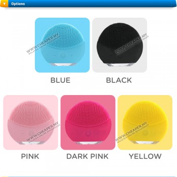 Electric Vibration Facial Face Cleansing Brush Waterproof Blackhead Cleaner Muka Silicone Cleansing Brush