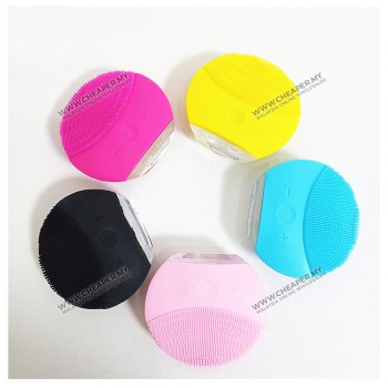 Electric Vibration Facial Face Cleansing Brush Waterproof Blackhead Cleaner Muka Silicone Cleansing Brush