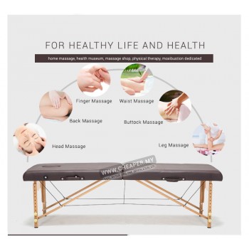 Massage King Portable Folding Massage Bed Table (High Grade PU Leather)