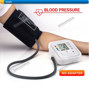 Digital Arm Blood Pressure LCD Monitor & Heart Beat Monitor