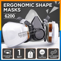 Gas Mask 6200 Safety Filter Dust Mask chemical Gas Mask Painting Respirator 