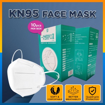 3-Ply KN95 Earloop 5/10/50pcs pack Disposable Protective Medical Face Mask Adult Face Mask Pelitup Muka Dewasa