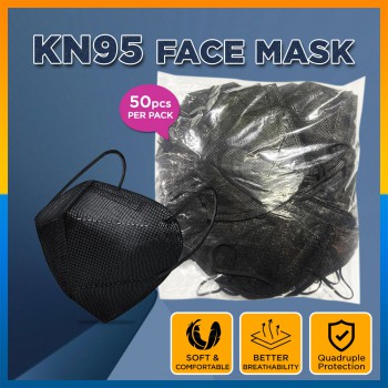 3-Ply KN95 Earloop 5/10/50pcs pack Disposable Protective Medical Face Mask Adult Face Mask Pelitup Muka Dewasa