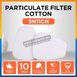 Gas Mask Refill Cotton Dust Filter Mask Replacement for Respirator Gas Mask