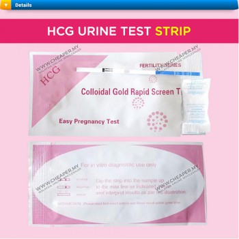 Sensitive HCG Urine Test Strip Pregnancy Rapid Accurate Test Strip Upt Hamil Test Simple and Easy Kit