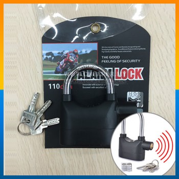 Original Anti Theft SIREN ALARM PADLOCK for Door Motor Bike Pad Lock