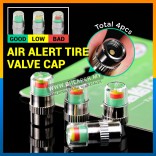 NEW UPGRADED - 4pcs Car Tire Tyre Pressure Valve Cap Gauge Monitor Indicator Sensor Tire External Detection