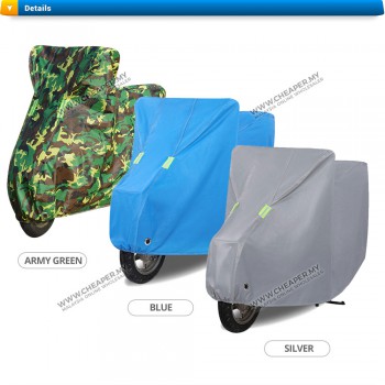 Motorcycle Waterproof Rain Cover Penutup Motorsikal UV Protection Motorbike Cover