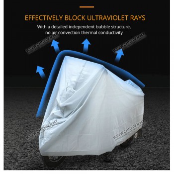 Motorcycle Scooter Tahan Habuk Waterproof Rain Cover Lightweight Motorbike Penutup Motosikal Protection