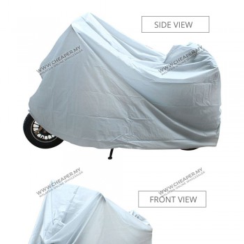 Motorcycle Scooter Tahan Habuk Waterproof Rain Cover Lightweight Motorbike Penutup Motosikal Protection