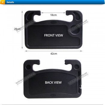 Car Steering Wheel Table Notebook Desk Car Dining Tray Laptop Dulang Reading Writing Roda Stereng Kereta