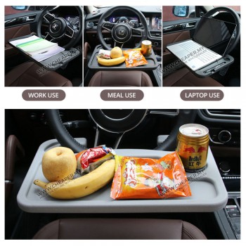 Car Steering Wheel Table Notebook Desk Car Dining Tray Laptop Dulang Reading Writing Roda Stereng Kereta