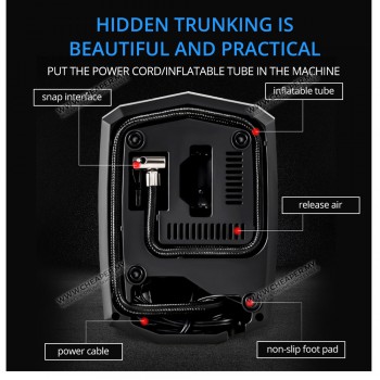 12V Multi-Purpose Car Air Compressor Tire Inflatable Air Pump Car Portable Inflator Pam Udara Kereta Tayar
