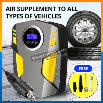 12V Multi-Purpose Car Air Compressor Tire Inflatable Air Pump Car Portable Inflator Pam Udara Kereta Tayar