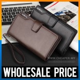 Original Baellerry PU Premium Quality Faux Leather Men Long Wallet