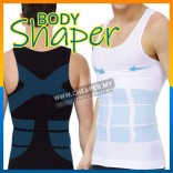 Men's Slimming Body Shaper Belly Fatty Vest Shirt Corset Compression Bodybuilding