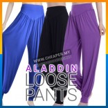 Summer Loose Trousers Comfort Gypsy Belly Dance Yoga Tai-Chi Aladdin Pants