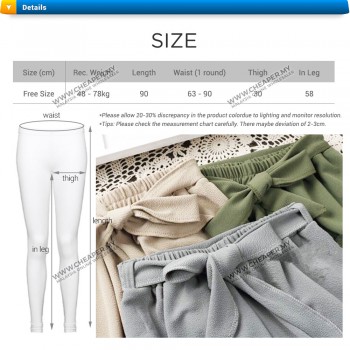 Women Chiffon Wide Leg Pants Long Trousers Cropped Pants Women Seluar Plus Size Loose Pants Casual