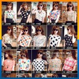 [CLEARANCE] 2021 Best Seller Korean Summer Chiffon Loose Top - 44 Designs