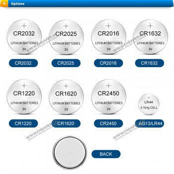 CR2032 CR2025 CR2016 CR1632 CR1220 CR1620 CR2450 AG13/LG44 Lithium Battery Made in Japan Coin Cell Watch Electronic