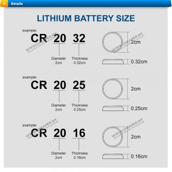 CR2032 CR2025 CR2016 CR1632 CR1220 CR1620 CR2450 AG13/LG44 Lithium Battery Made in Japan Coin Cell Watch Electronic