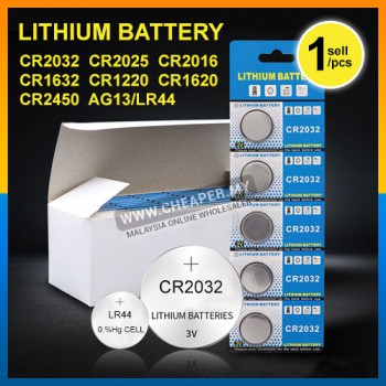 CR2032 CR2025 CR2016 CR1632 CR1220 CR1620 CR2450 AG13/LG44 Lithium Battery Made in Japan Coin Cell Watch Electronic