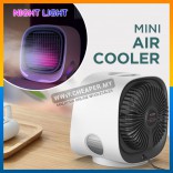 Mini Evaporative Portable Personal Air Conditioner Air Cooler Penyejuk Udara USB Desk Quiet Senyap Fan 