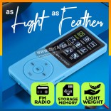 Walkman Ultra-Thin LED Screen MP4 FM, Player Lyrics, Speed Change, Repeat, E-Book Lossless MP4, Sports Running Player