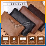 Jeep Buluo Premium Leather Business Men Unisex Clutch Wallet 4 Colours