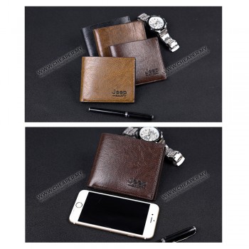 Men Fashion Classic Short Jeep Buluo Modern Leather Purse Men Wallet Bag Wallet Dompet Lelaki 4 Colours