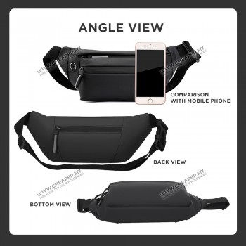 Men New Fashion Chest Bag Waist Bag Shoulder Bag Lelaki Beg Dada Beg Pinggang Beg Bahu Crossbody Men Bag