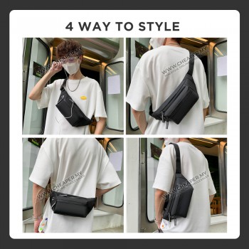 Men New Fashion Chest Bag Waist Bag Shoulder Bag Lelaki Beg Dada Beg Pinggang Beg Bahu Crossbody Men Bag