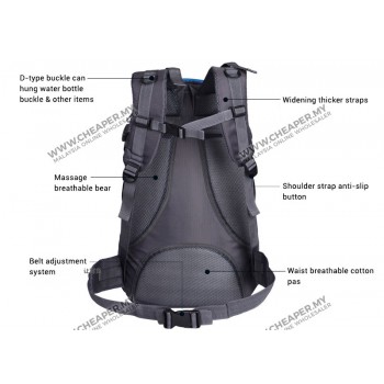 60L Sport Backpack Outdoor Hiking Backpack Athletic Sport Travel Backpack sports bag