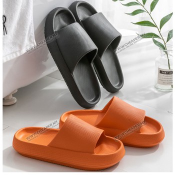 Japanese Style Comfortable 4.0cm Thick Sole Shower Slippers House Gaya Selipar Indoor Slipper Home Sandas