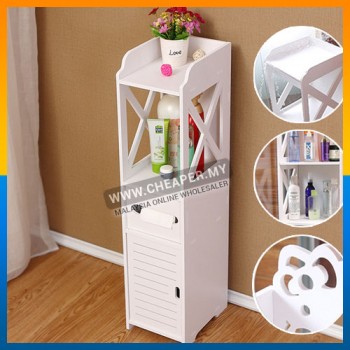 Bathroom Bedroom Narrow Waterproof Cabinet Toilet Side Rack Storage Multifunction Floor Rack Locker