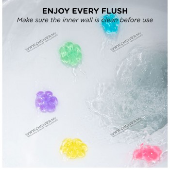 Bathroom Toilet Scrubble Bubble Cleaner Tube Cleaning Magic Click Gel Freshener Push Type Urinal Bowl Water