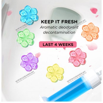 Bathroom Toilet Scrubble Bubble Cleaner Tube Cleaning Magic Click Gel Freshener Push Type Urinal Bowl Water