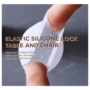 Chair Leg Cover Silicone Table Foot Pad Chair Protector Anti-Slip Pembalut Penutup Sarung Kaki Kerusi Meja