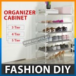 Simple Fashion DIY Assembly Metal Iron Shoes Shelf Rack Organizer Cabinet